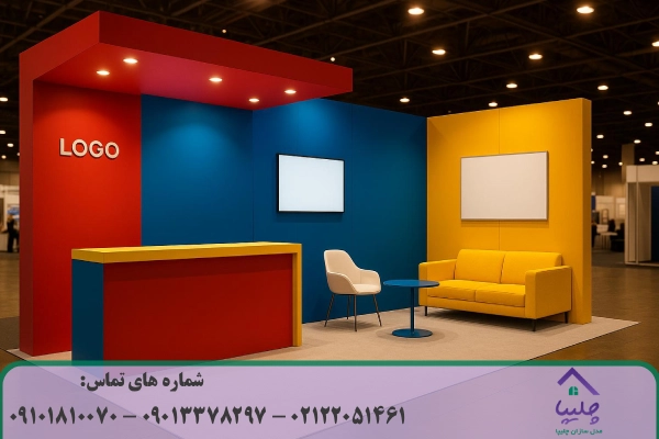 تأثیر رنگ در غرفه سازی